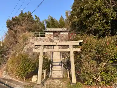 権現神社の鳥居