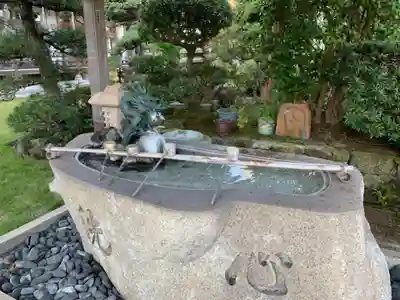 最上寺の手水舎