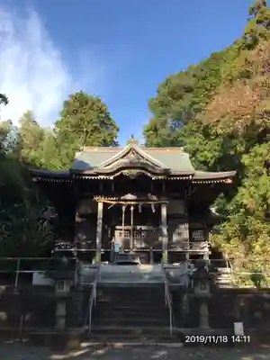 西八朔杉山神社の本殿・本堂