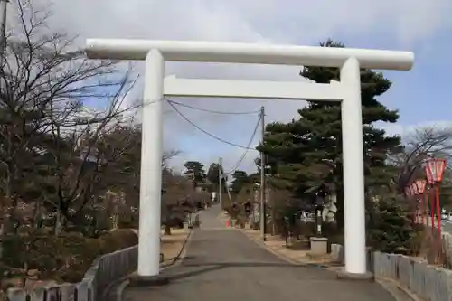 開成山大神宮の鳥居