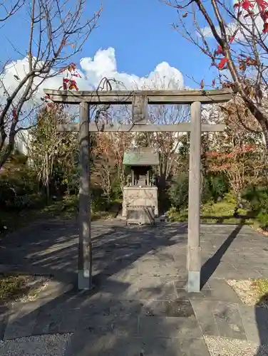 鉄道神社の鳥居