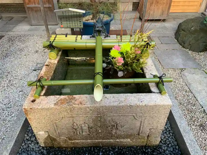 錦天満宮の手水舎