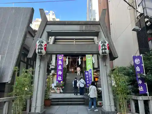 烏森神社の鳥居