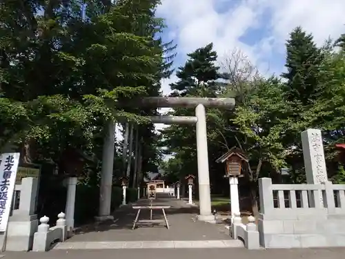 富良野神社の鳥居