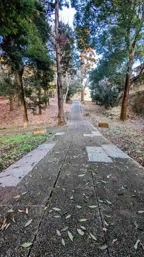 神明神社の自然