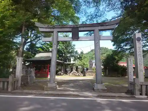 冨士淺間神社（富士吉田市向原）の鳥居