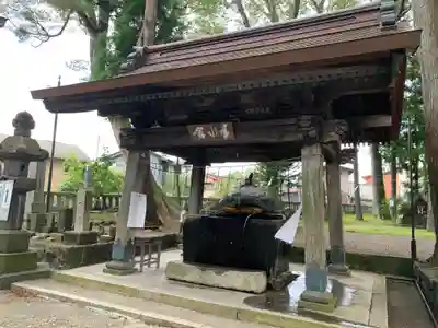 小室浅間神社の手水舎
