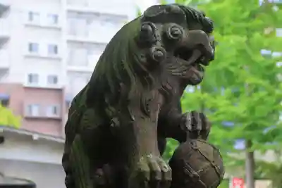 阿邪訶根神社の狛犬