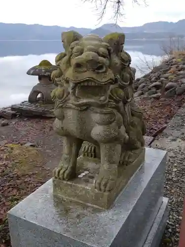 浮木神社の狛犬