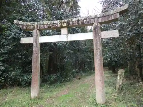 國庁裏神社の鳥居