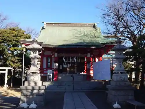 当代島稲荷神社の本殿・本堂