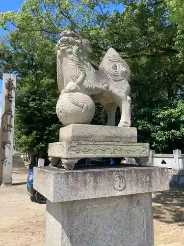 八旛神社の狛犬