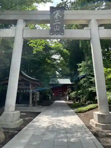 富士山東口本宮 冨士浅間神社の鳥居