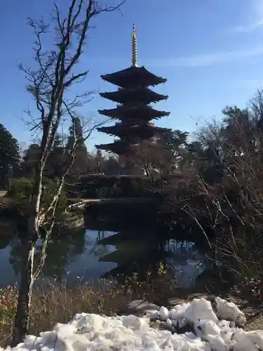 成相寺の庭園