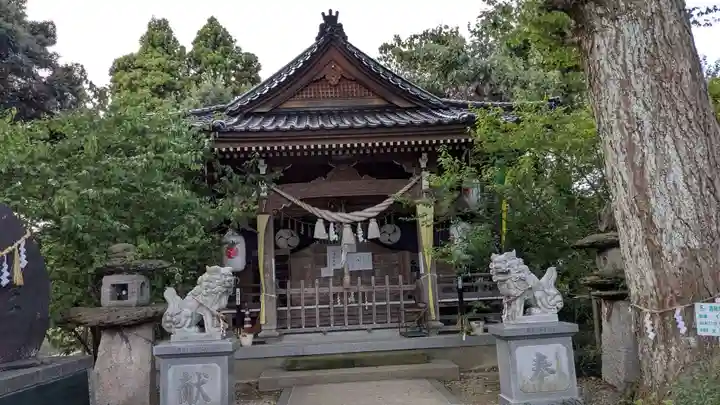 中川熊野神社の本殿・本堂