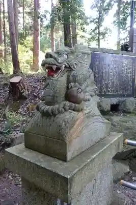 眞名井神社(籠神社奥宮)の狛犬