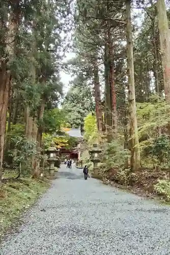 御岩神社の庭園