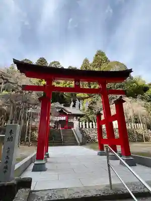 小川諏訪神社の鳥居