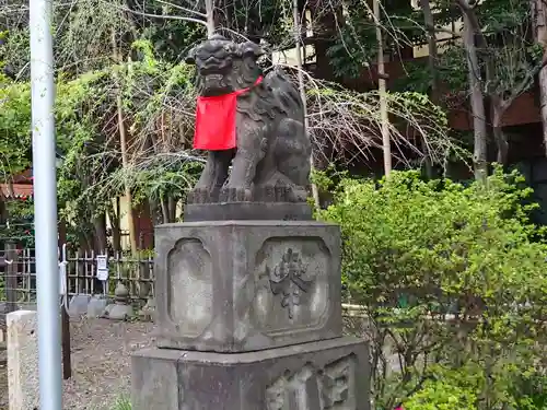 市谷亀岡八幡宮の狛犬