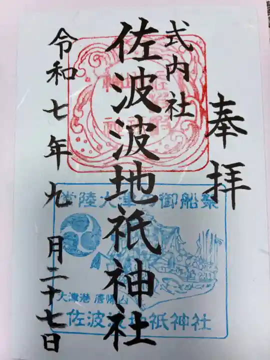 佐波波地祇神社(茨城県)