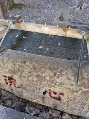 天照御祖神社の手水舎