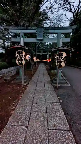 前原御嶽神社の鳥居