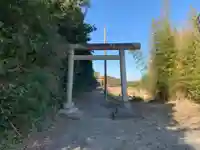 磯部大明神の鳥居