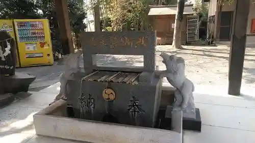 葛原八幡神社の手水舎