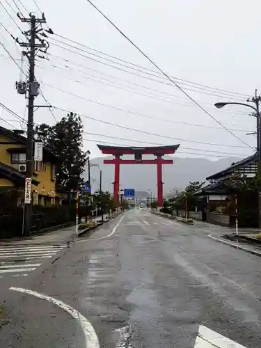 彌彦神社の鳥居