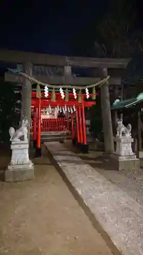 久が原西部八幡神社の鳥居