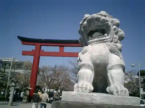 鶴岡八幡宮の狛犬