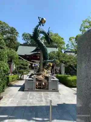田村神社の狛犬