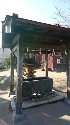 水海道鎮守 八幡神社の手水舎