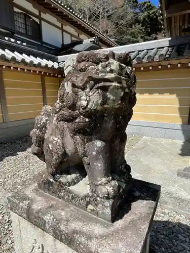 瀧安寺の狛犬