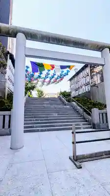 駒込妙義神社の鳥居