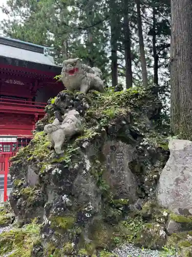 富士山東口本宮 冨士浅間神社の狛犬