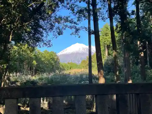 山宮浅間神社の景色
