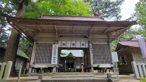 上沼八幡神社の山門・神門