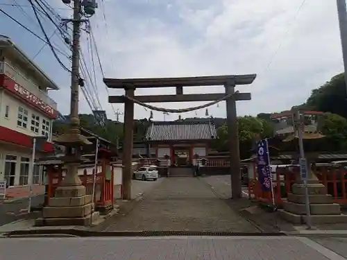 早吸日女神社の鳥居