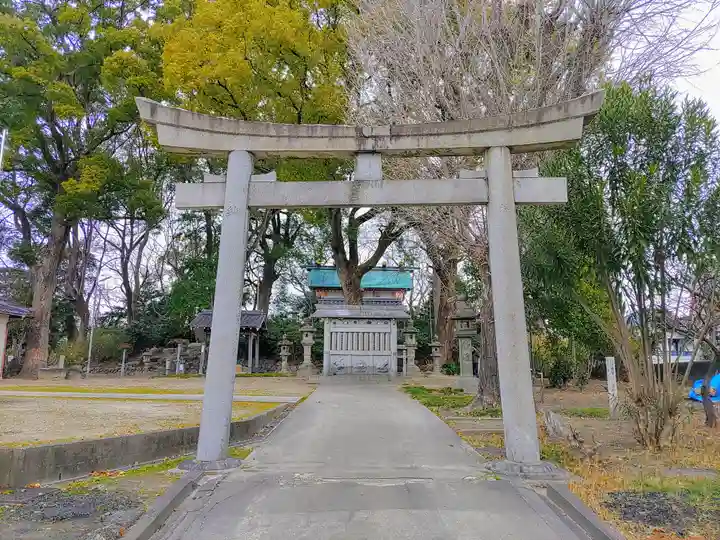 神明社(中切町)の鳥居