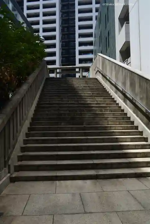 宮益御嶽神社の庭園