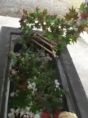 北広島市総鎮守　廣島神社の手水舎