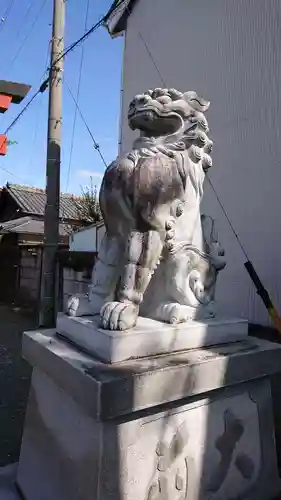 羽田八幡宮の狛犬