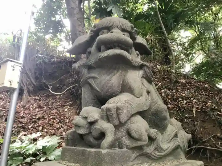 白旗神社(品濃白旗神社)の狛犬