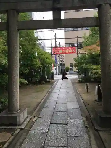 溝口神社の鳥居