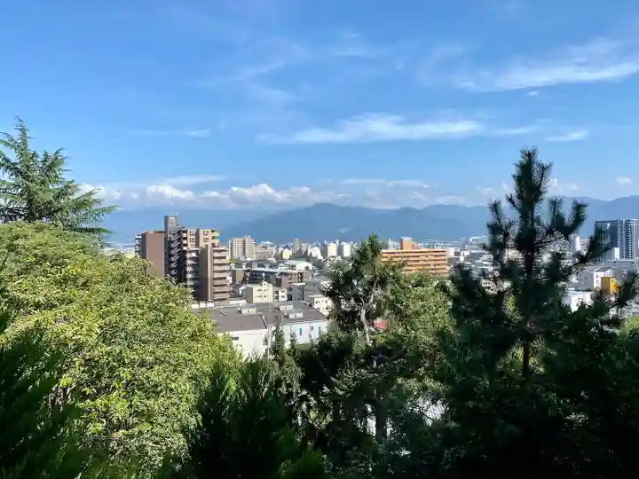 福生稲荷社の景色