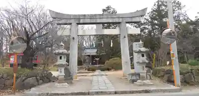甲斐総社八幡神社の鳥居