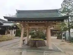 植田八幡宮の手水