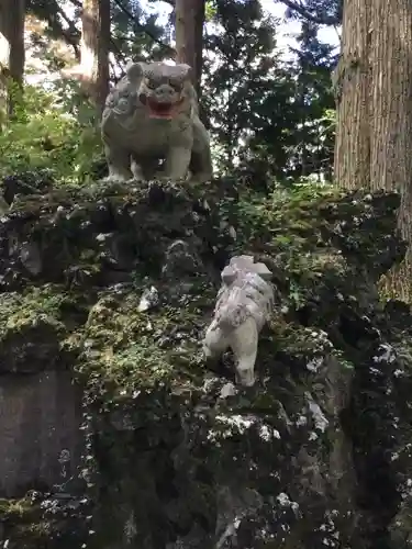 富士山東口本宮 冨士浅間神社の狛犬