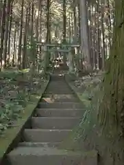 日光大室高龗神社の鳥居